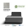 Groftvævet - Cold Grey // Levering ca. 4-6 uger