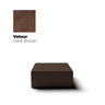Velour - Dark Brown // Levering ca. 4 uger