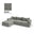 Bouclé - Stone Grey // Levering 3-5 dage