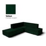 Velour - Forest Green // Levering ca. 4-6 uger